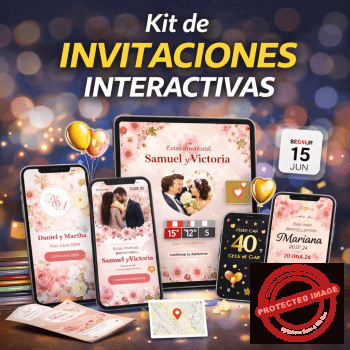 Kit de Invitaciones Interactivas