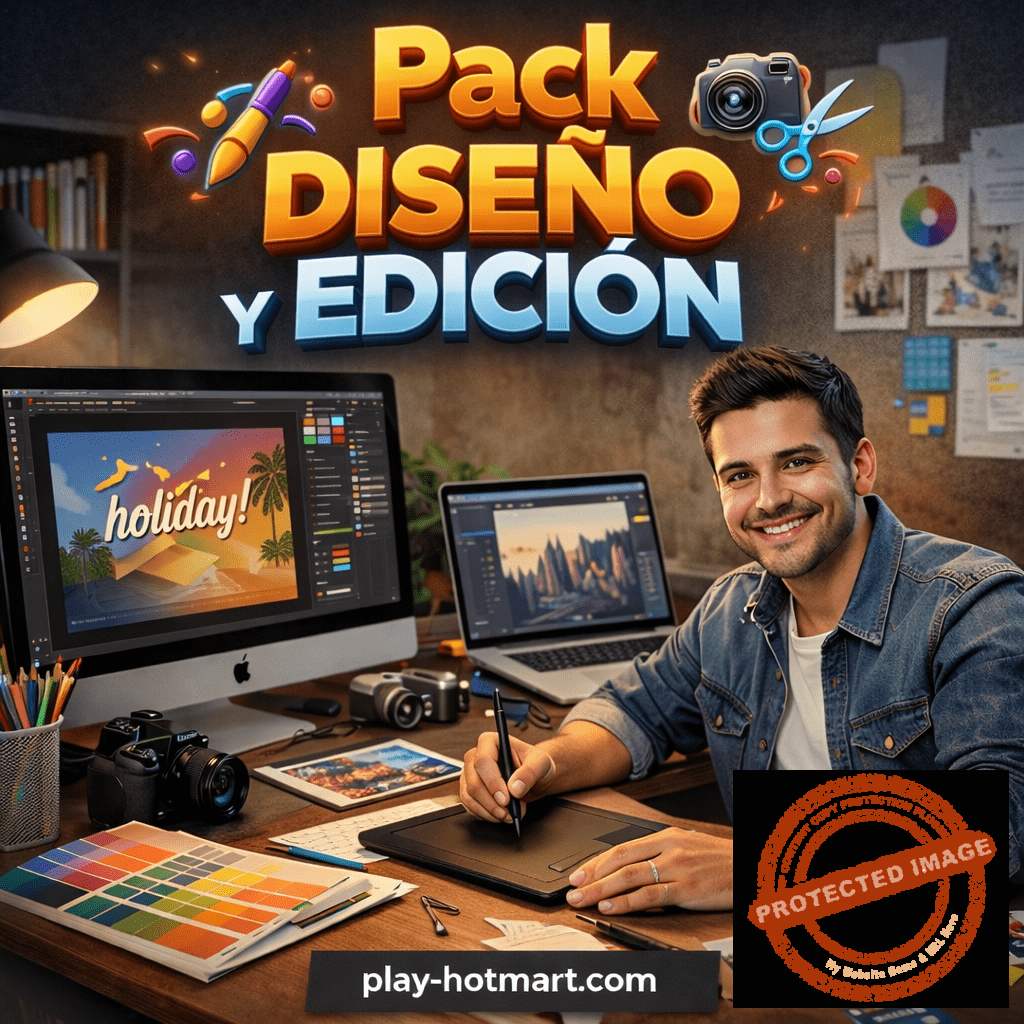 Pack Diseño y Edición WINDOWS, MAC, ANDROID